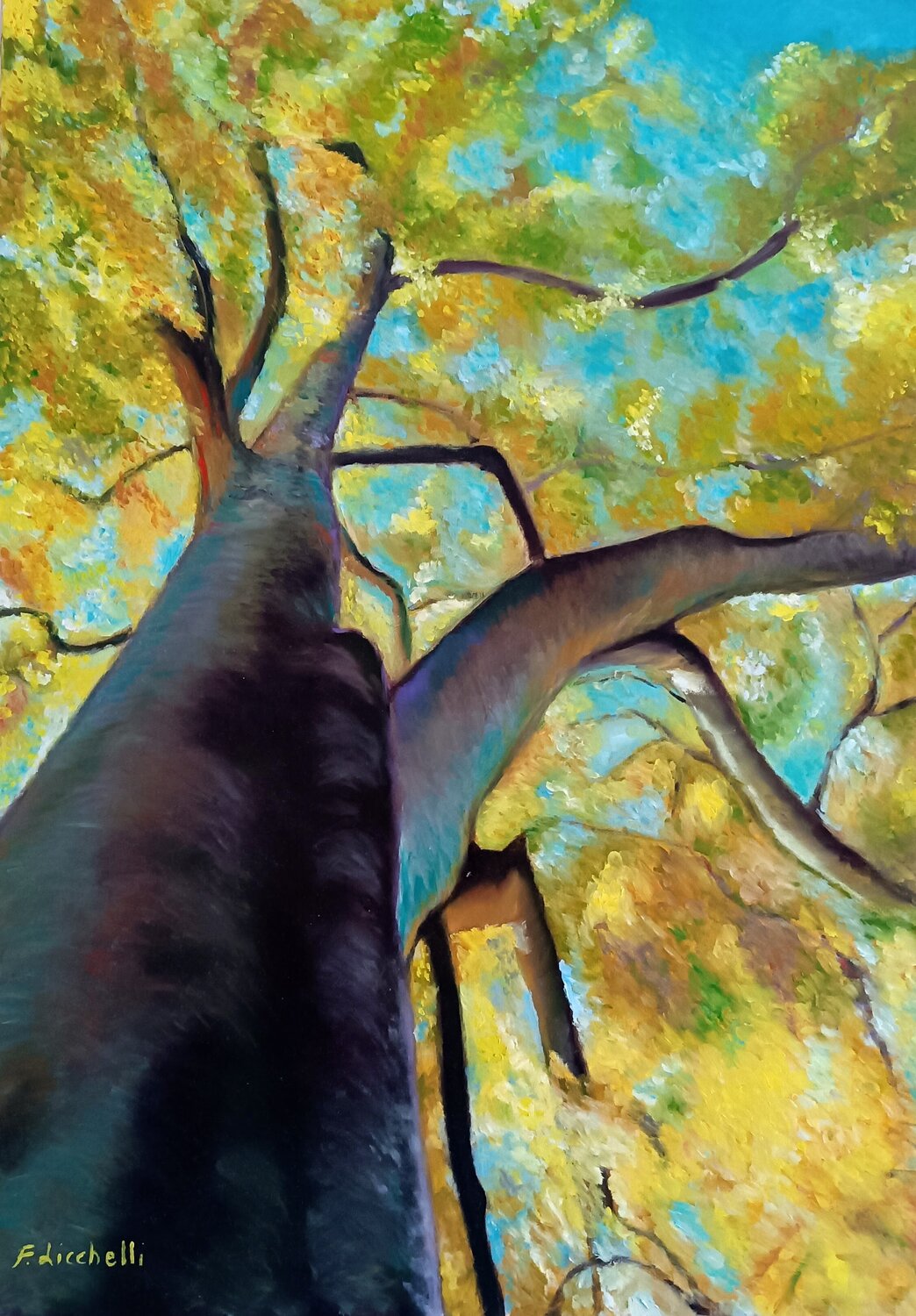 The Sky Francesca Licchelli Original painting for sale