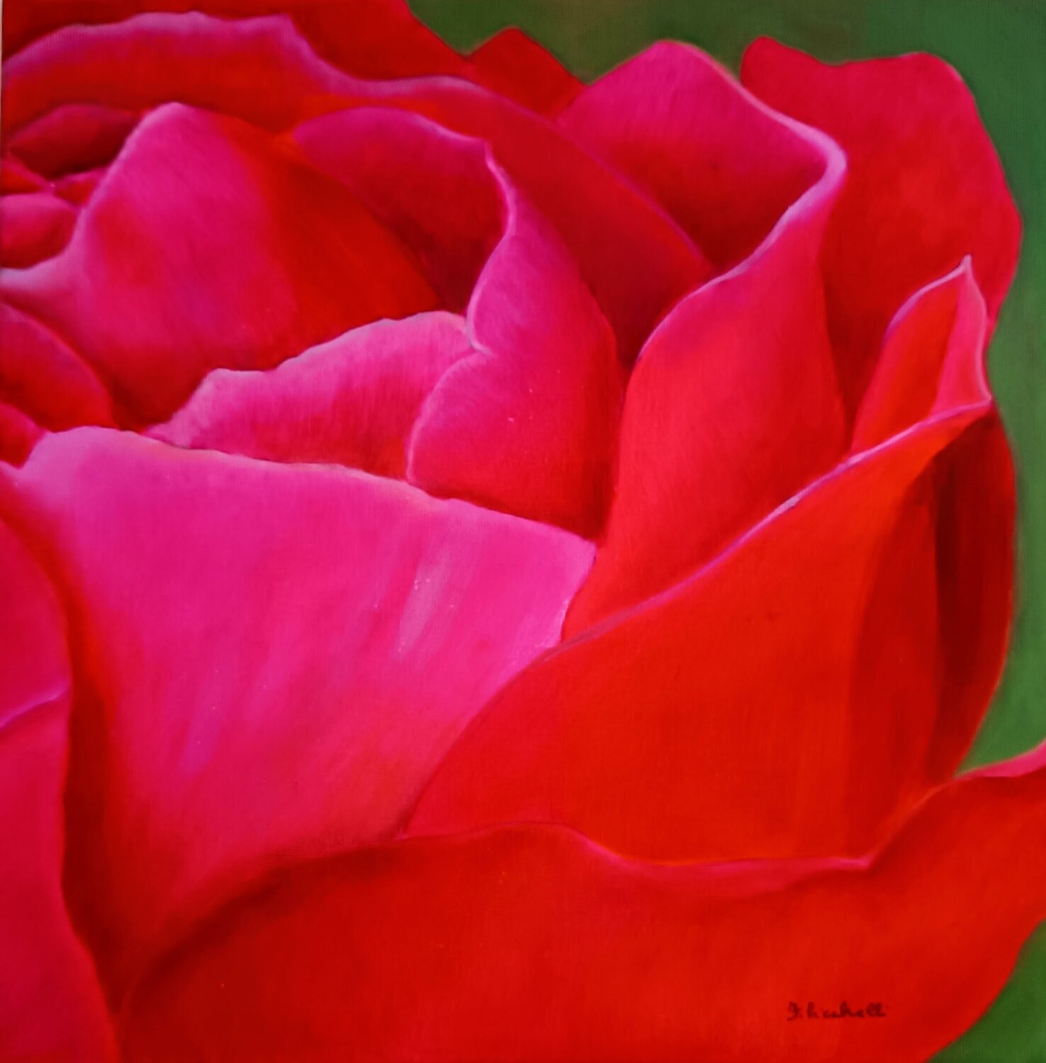 Rosso Puro Francesca Licchelli Peinture originale à vendre
