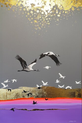 In Free Flight di Ahto Laadoga, Pittura in vendita su Singulart
