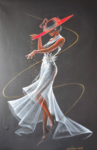 Whisper of Gold van Ahto Laadoga, Schilderij te koop op Singulart