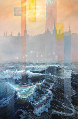 Threshold of Reality by Ahto Laadoga, Painting for Sale on Singulart