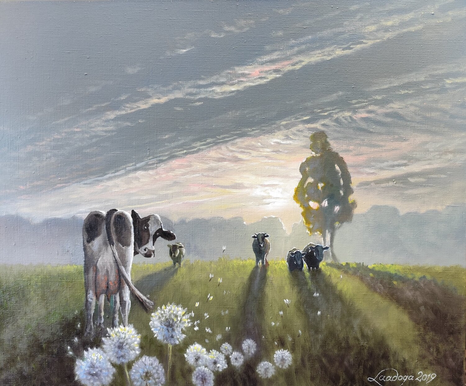 Morning Light in the Meadow Ahto Laadoga