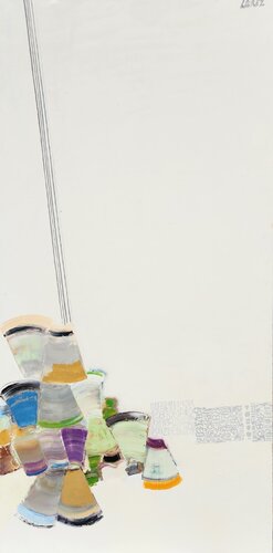 Abscisse de l'imaginaire van Jacques Legrez, Schilderij te koop op Singulart
