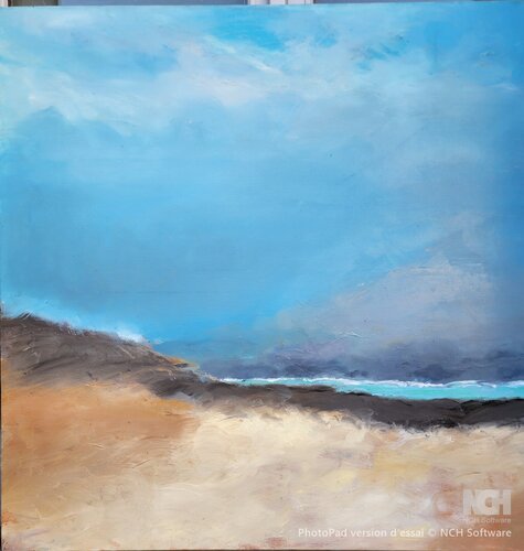 Evasions marines - Tryptique par Jacques Legrez, Peinture en vente sur Singulart