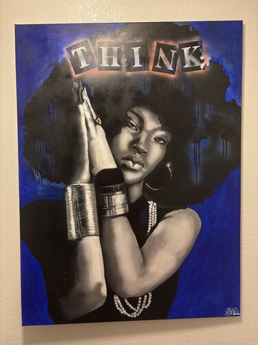 Think di Stepheny Marie Rosann Estes, Pittura in vendita su Singulart