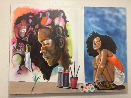 A future painter di Stepheny Marie Rosann Estes, Pittura in vendita su Singulart