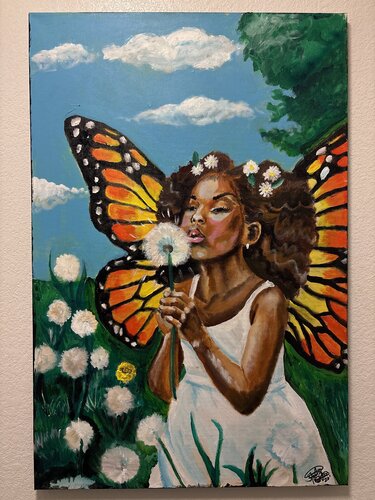 Make a wish van Stepheny Marie Rosann Estes, Schilderij te koop op Singulart