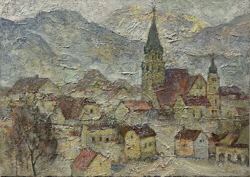 Misty Morning di Aleksei Mirek, Pittura in vendita su Singulart