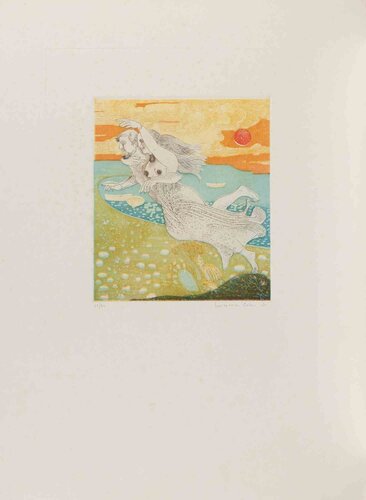 Couple in the Air by Normanno Soscia, Print for Sale on Singulart