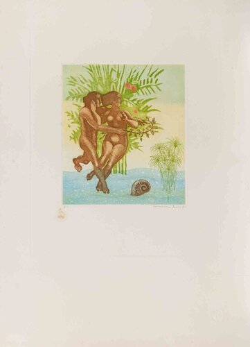 Couple in the Air by Normanno Soscia, Print for Sale on Singulart