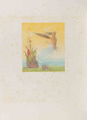 Winged Girl by Normanno Soscia, Print for Sale on Singulart