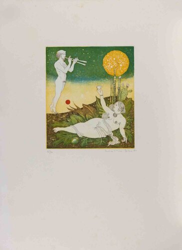 Mythological Scene di Normanno Soscia, Stampa in vendita su Singulart