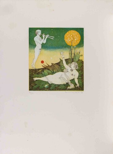 Mythological Scene di Normanno Soscia, Stampa in vendita su Singulart