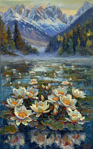 "Morning Silence" van Evgeny Chernyakovsky, Schilderij te koop op Singulart