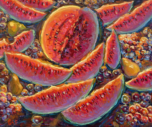 "Watermelon" von Evgeny Chernyakovsky, Malerei kaufen auf Singulart