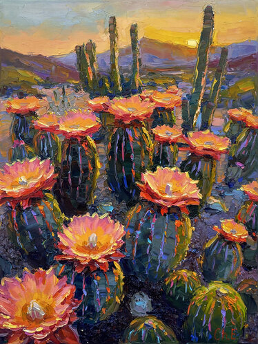 "Morning in Canyon" van Evgeny Chernyakovsky, Schilderij te koop op Singulart