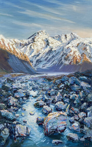 "Alpine Mountains" von Evgeny Chernyakovsky, Malerei kaufen auf Singulart