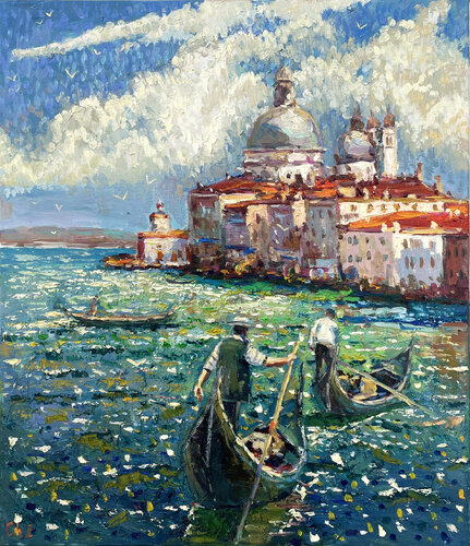 "Morning in Venice" by Evgeny Chernyakovsky, Painting for Sale on Singulart