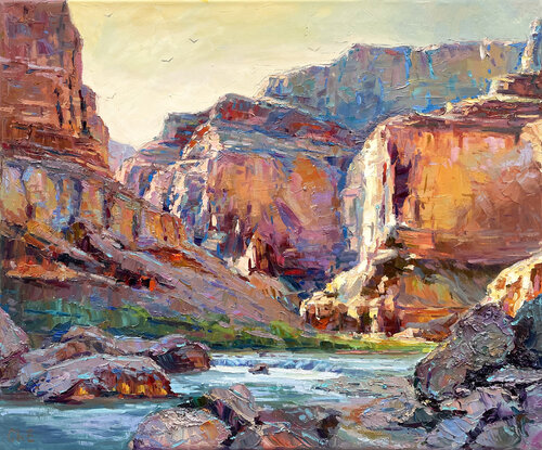 "Canyon" van Evgeny Chernyakovsky, Schilderij te koop op Singulart