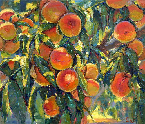 "Peach Tree" von Evgeny Chernyakovsky, Malerei kaufen auf Singulart