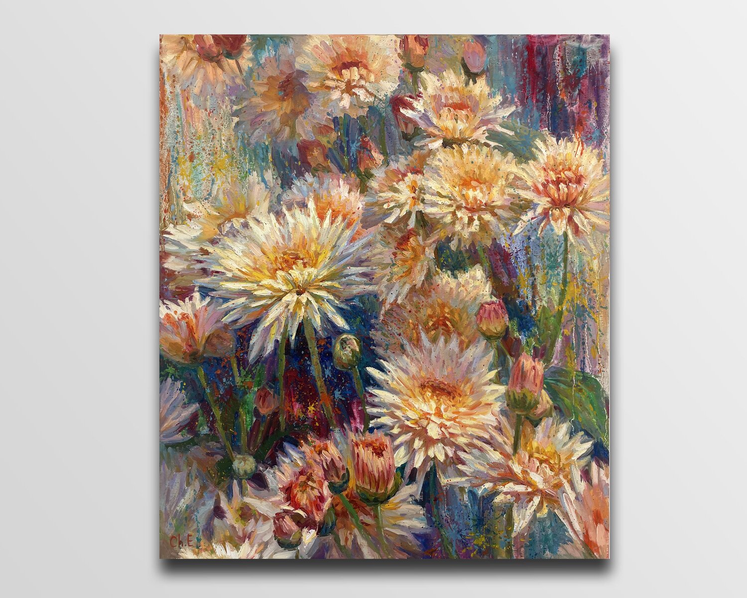 "Chrysanthemums" Evgeny Chernyakovsky