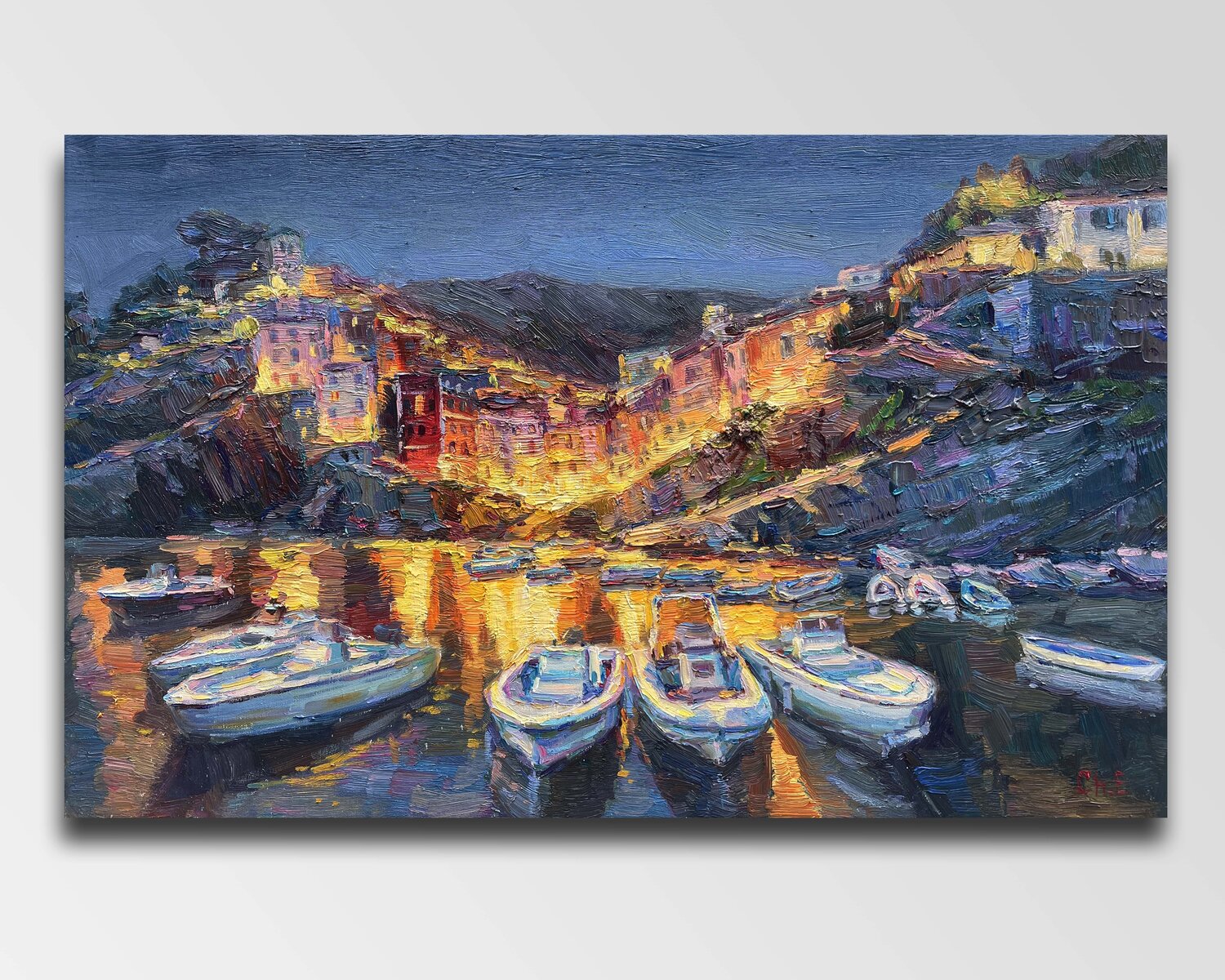 "Night city" Evgeny Chernyakovsky