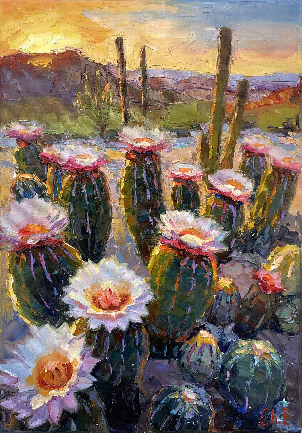 "White cactus" Evgeny Chernyakovsky