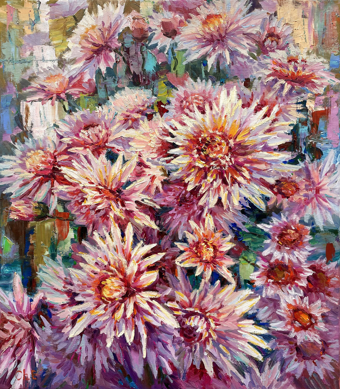"Chrysanthemums" Evgeny Chernyakovsky