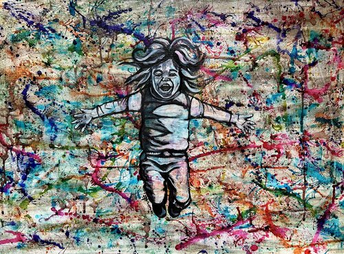The pure Joy and Happiness von Flora Alexander, Malerei kaufen auf Singulart