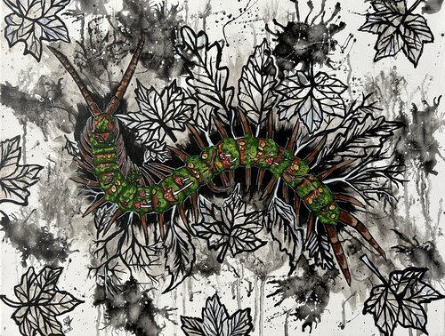 The Forest’s Spine von Flora Alexander, Malerei kaufen auf Singulart