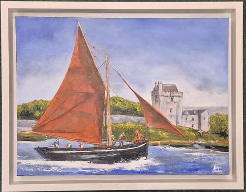 The Galway Hooker van Pauline Dunleavy, Schilderij te koop op Singulart
