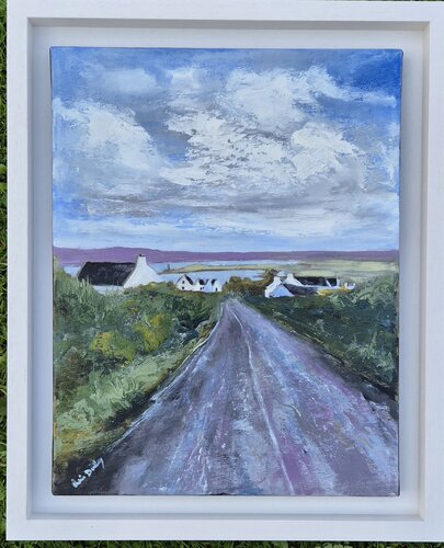 The Road to Carrigaholt di Pauline Dunleavy, Pittura in vendita su Singulart