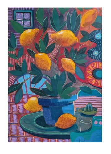 Lemons – Limited Edition Art Print van Antonio Gouveia, Afdruk te koop op Singulart