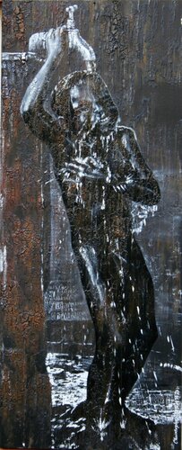 L'EAU le SOURIRE la VIE von Christophe DURAND, Malerei kaufen auf Singulart