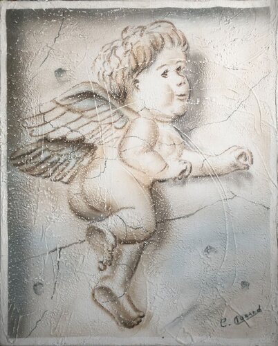 ANGE POLISSON van Christophe DURAND, Schilderij te koop op Singulart