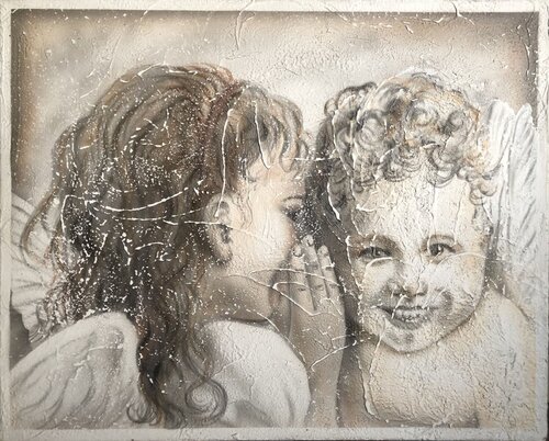 SECRET d'ANGE de Christophe DURAND, Pintura a la venta en Singulart