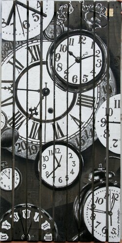 Les AIGUILLES du TEMPS von Christophe DURAND, Malerei kaufen auf Singulart