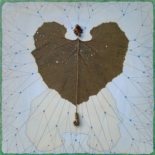 Falcon and starry sky van Nils Hoffmann, Schilderij te koop op Singulart