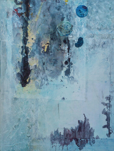 Blue Cosmos van Nils Hoffmann, Schilderij te koop op Singulart