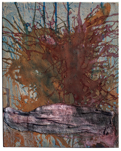 Trees by the lake van Nils Hoffmann, Schilderij te koop op Singulart