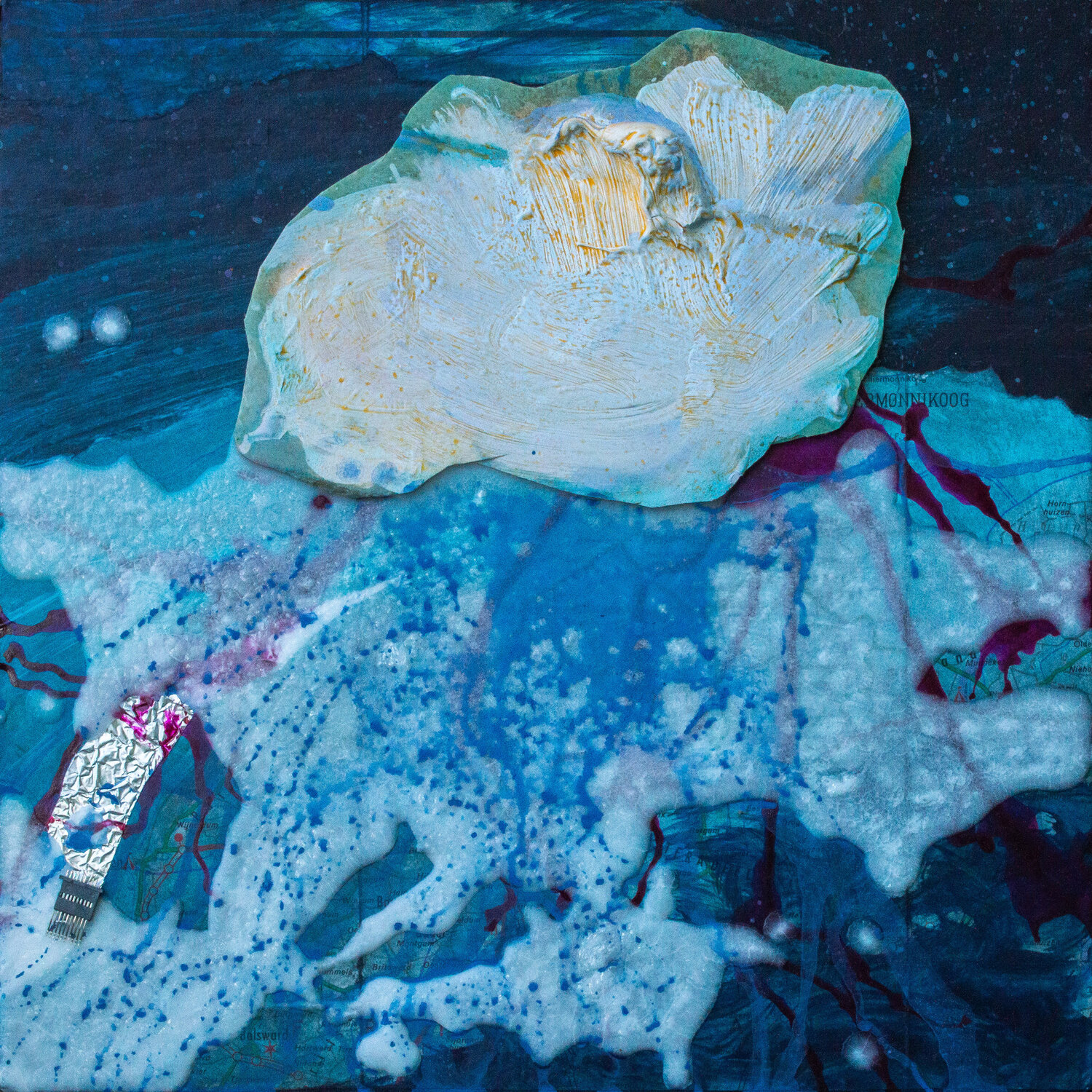 Cloud in no man's land Nils Hoffmann Origineel schilderij te koop