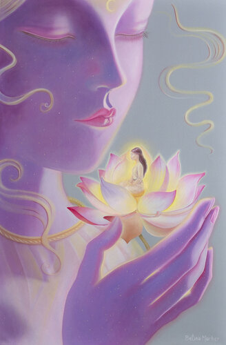 Compasión infinita van Betina Marker, Schilderij te koop op Singulart