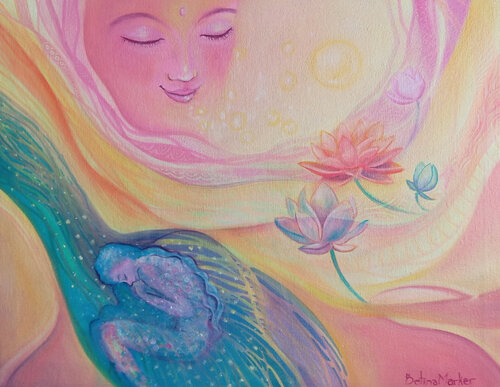 Palabras doradas by Betina Marker, Painting for Sale on Singulart