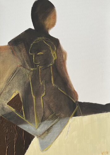 The thinkers von Zsuzsanna Kron, Druck kaufen auf Singulart