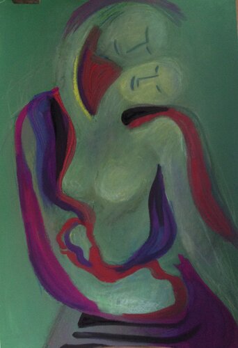 Between us de Zsuzsanna Kron, Pintura a la venta en Singulart