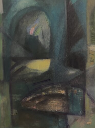 Fragments of Silence van Zsuzsanna Kron, Schilderij te koop op Singulart