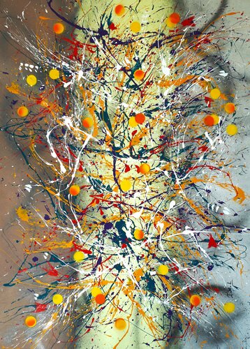 N° 21.29 Vibration di Isa L, Pittura in vendita su Singulart