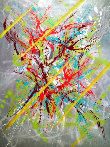 N° 20.77 Rai by Isa L, Painting for Sale on Singulart