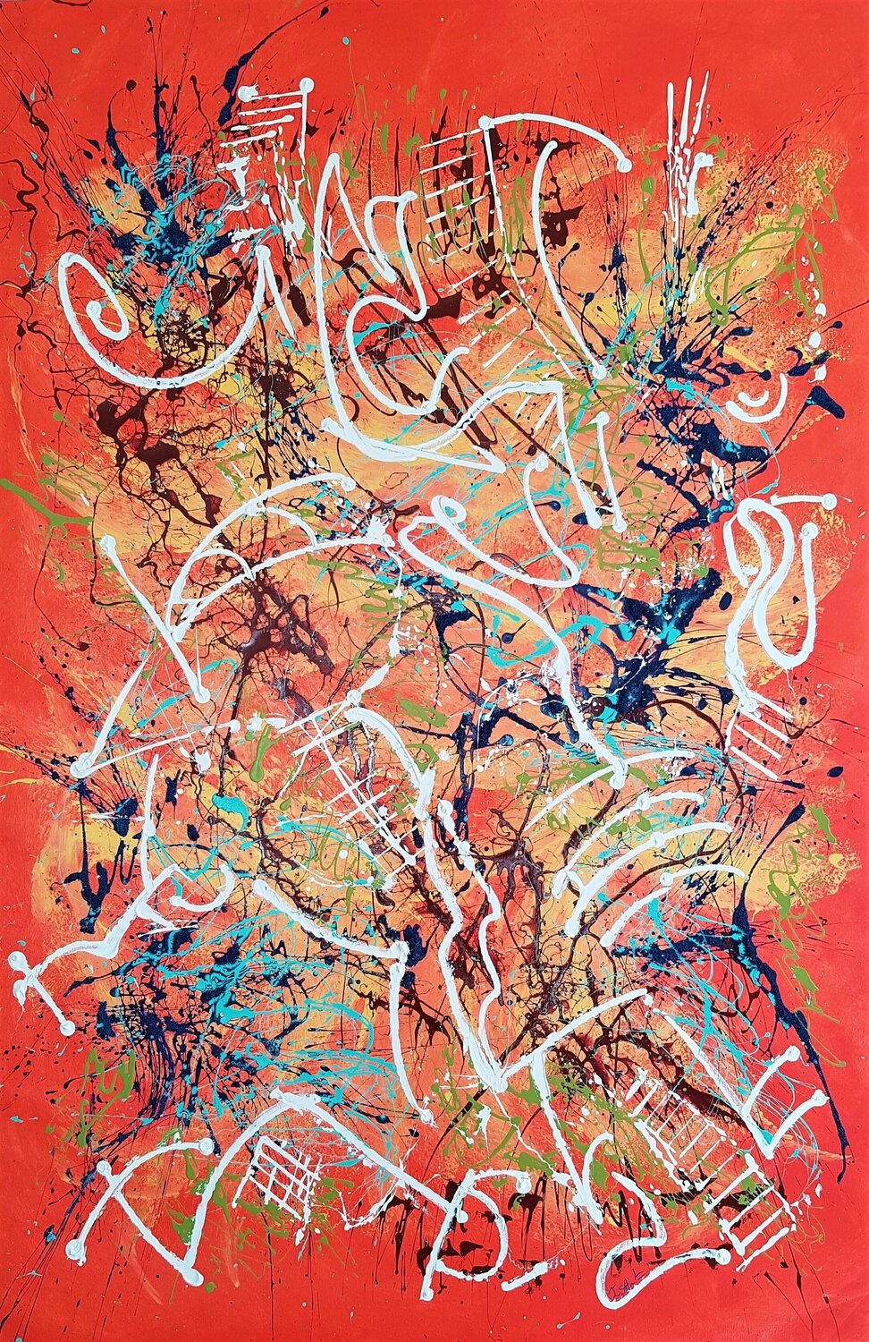 N° 70.37 Langage Isa L Original painting for sale