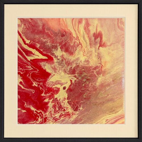 Crimson Bloom van Gabrielle Lawson, Schilderij te koop op Singulart